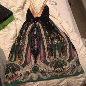 Very unique strappy dress. EUC